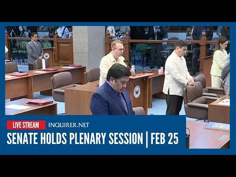 LIVE: Senate holds plenary session | Feb 25