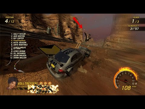 FlatOut: Ultimate Carnage CE - Flatout Mode/Street-Class🚗(Part 21, 4K, Gameplay) = [GERMAN]