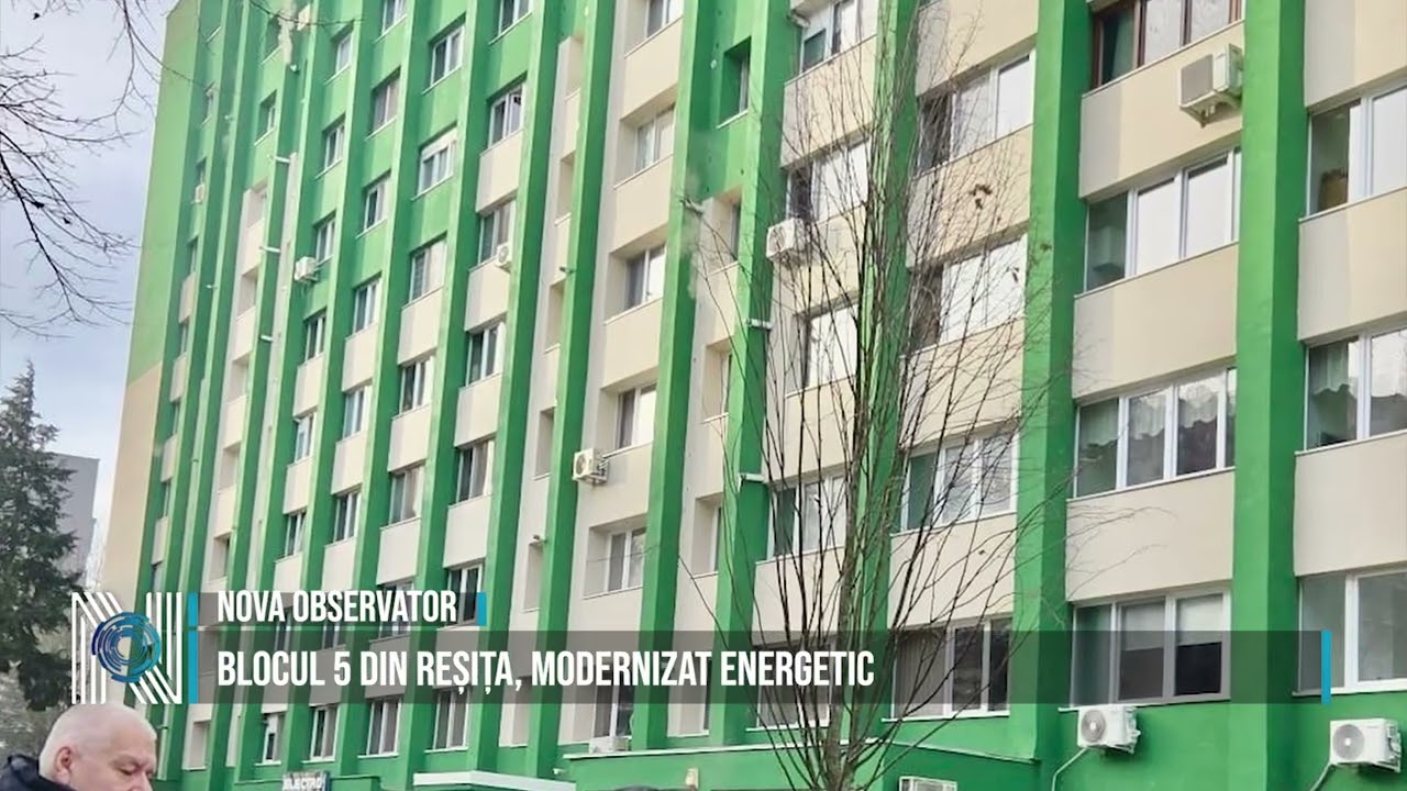 Blocul 5 din Reșița, modernizat energetic