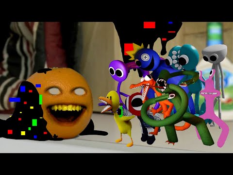 FNF Sliced But All Rainbow Friends Sing it | Pibby Annoying Orange x Rainbow Friends Sings Sliced