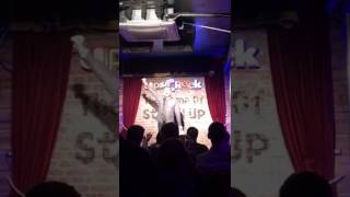 British Syrian Comedian Mo beats The Blackout at Up the Creek, Feb 17