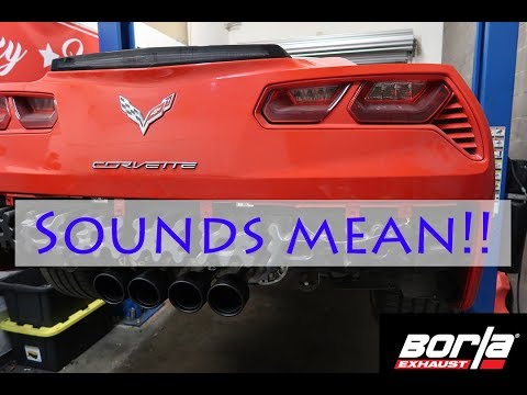 Borla Atak Exhaust on a sweet C7