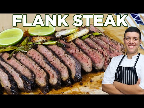 Tender Flank Steak | Cast Iron Recipe by Lounging with Lenny