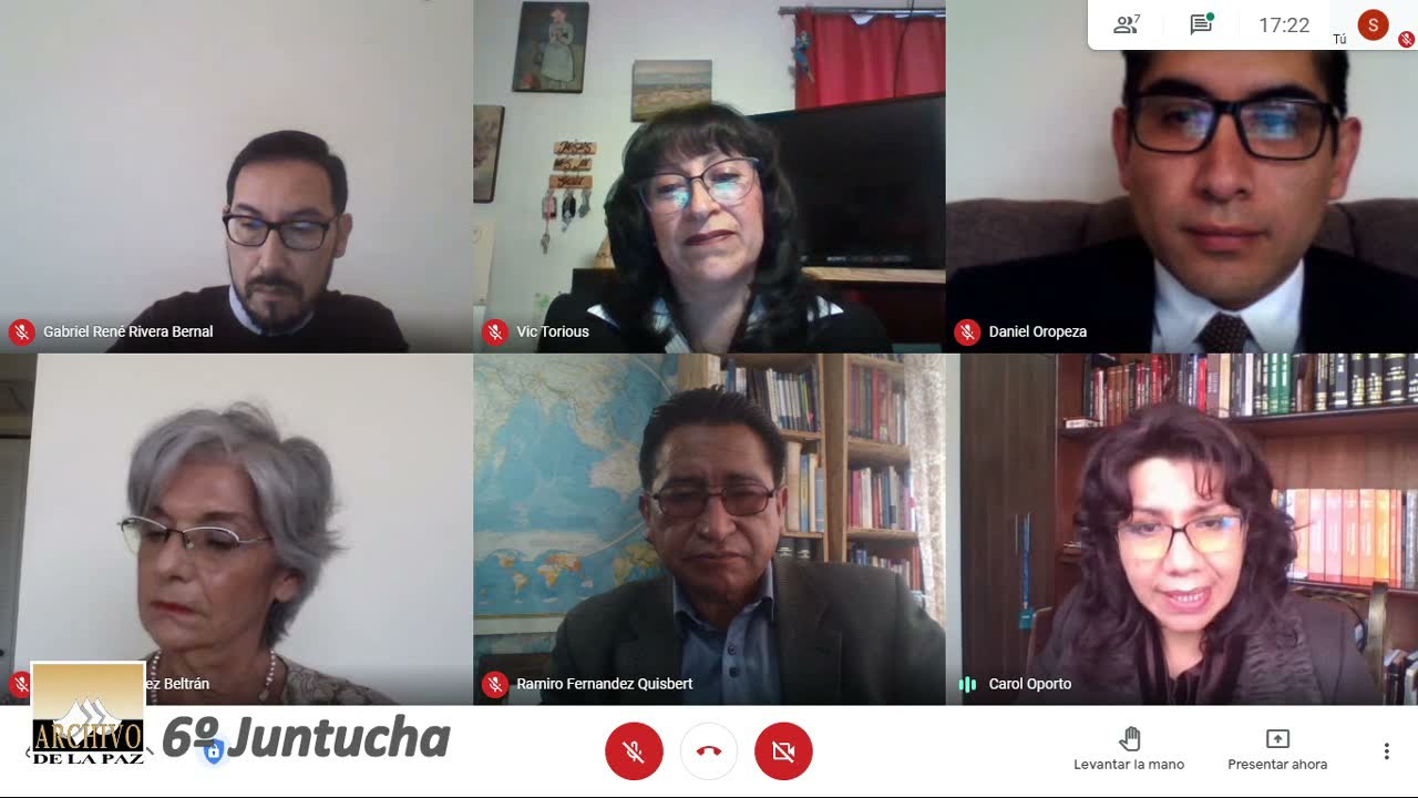 6ª Juntucha del Archivo de La Paz: "Conversemos sobre archivos patrimoniales"