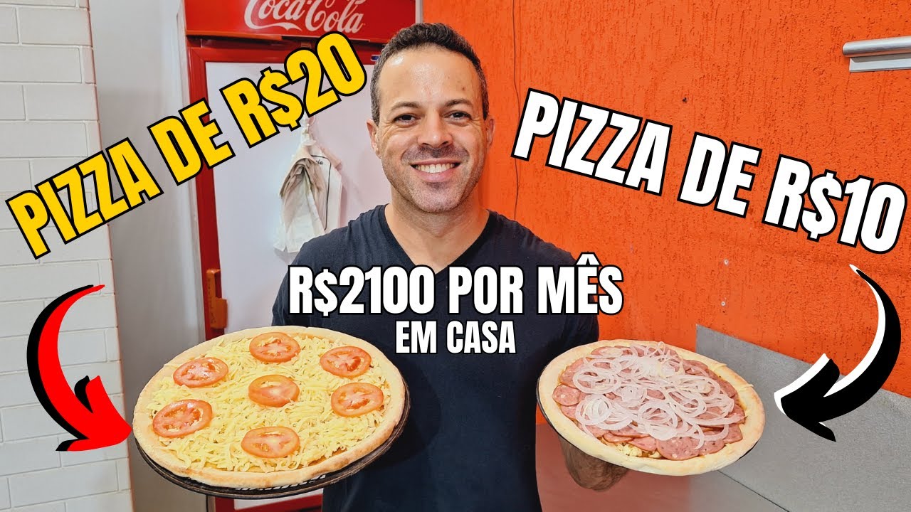 PIZZA DE $10 REAIS E PIZZA DE$ 20 REAIS FAÇA EM CASA E GANHE R$2100,00 EM CASA I PIZZARIA DELIVERY