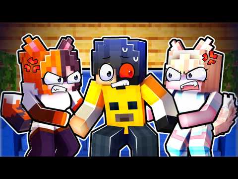 One BOY at all CATGIRL SLEEPOVER in Minecraft!