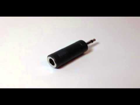 ctad-y0q1 3.5mm Mono Male to 1/4 inch Mono Female Adapter www.cable-tech.ca