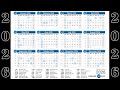 2026 Calendar With Holidays New Year 2026 ️ Plan Ahead