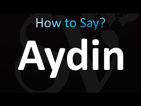 How to Pronounce 'Aydin' (Correctly!)