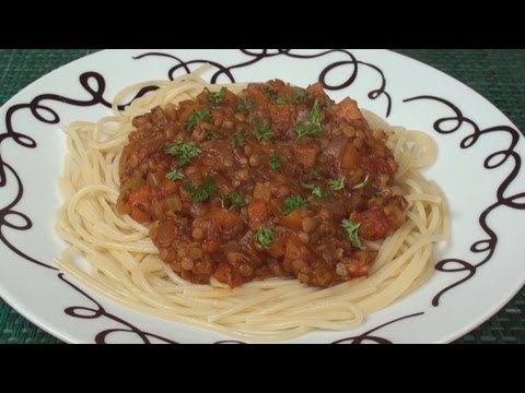 Low-fat Lentil Bolognese Recipe