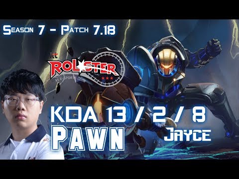 KT Pawn jAYCE vs AFs Kuro KASSADIN Mid - Patch 7.18 KR Ranked