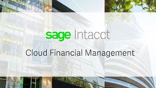 Vídeo do Sage Intacct