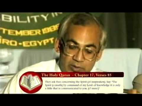 Quran & Hadith on Embryology - Dr. TVN Persuad