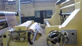 EXTRUSION LAMINATING MACHINE CUTTING VIDEO2 