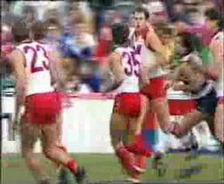 VFL football R 9 1985 Sydney v Geelong