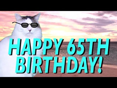 HAPPY 65th BIRTHDAY! - EPIC CAT Happy Birthday Song