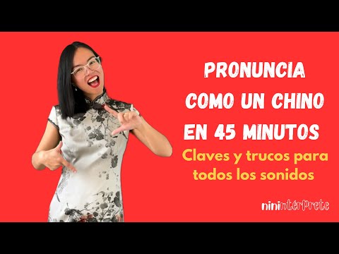 Pronunciación en chino mandarín en 45 minutos. Pronuncia como un chino#chinomandarin #cursodechino