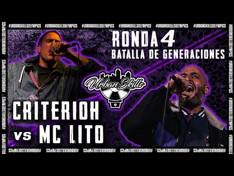 CRITERIOH VS MC LITO | #UrbanSkillsOlympics | RONDA 4 | OLD SCHOOL BATTLE