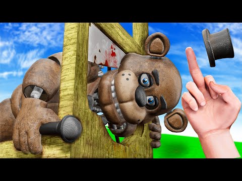 Torturing FNAF Characters With GIANT Guillotine... (Bonelab VR)