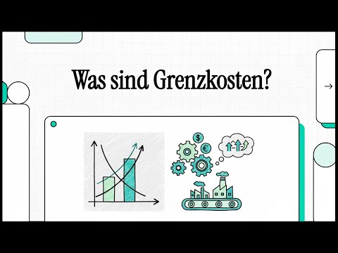 Was sind Grenzkosten? | EINFACH ERKLÄRT