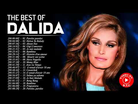 Les plus grands succès de Dalida - Dalida Best Songs - Dalida Greatest Hits Full Album 2021