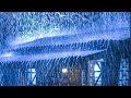 Relieve Stress To Fall Asleep Fast With Very Heavy Rain Powerful Thunder On A Farm S Metal Roof