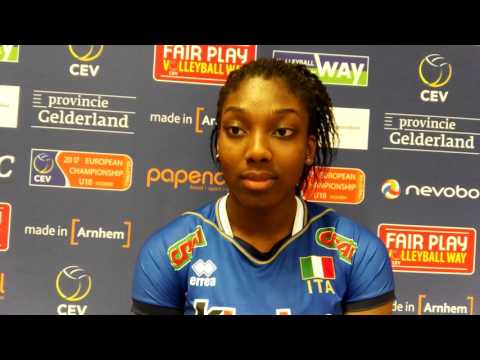 #EuroVolleyU18W - Terry Enweonwu: "Contente per il percorso, ma abbiamo perso la finale..."