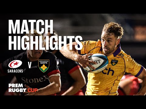 Saracens v Northampton Saints HIGHLIGHTS | PREM Rugby Cup 2025/26