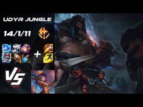 JUNGLE Udyr vs Lillia - EU Grandmaster Patch 14.13