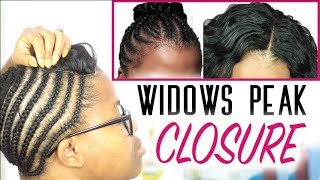Lace Closure Sew In on a Widows Peak - Start to Finish ft Wiggins Hair