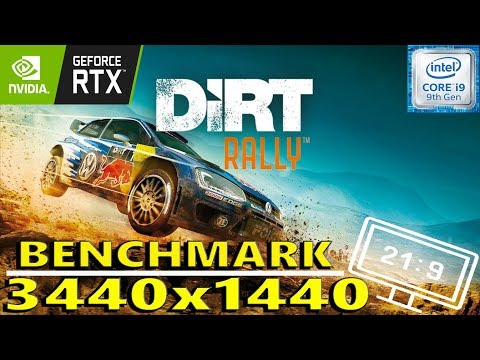 Dirt Rally 2015 - Benchmark - RTX 2080 ti - i9 9900k - Ultrawide 3440x1440