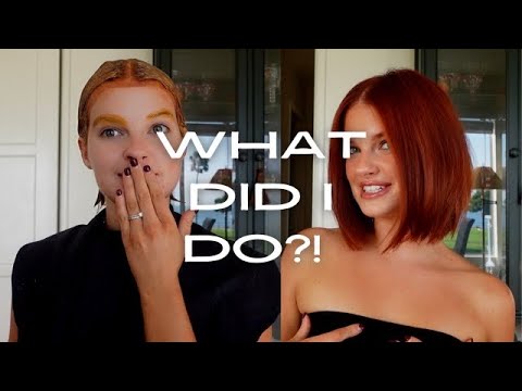 COLOR MY HAIR COWBOY COPPER WITH ME 🤭🍂👢🤎