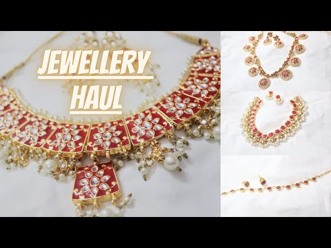AMAZON JEWELLERY HAUL | Necklace Set | Amazon Wedding/ Festive Jewellery Haul| Shalini Jaimini