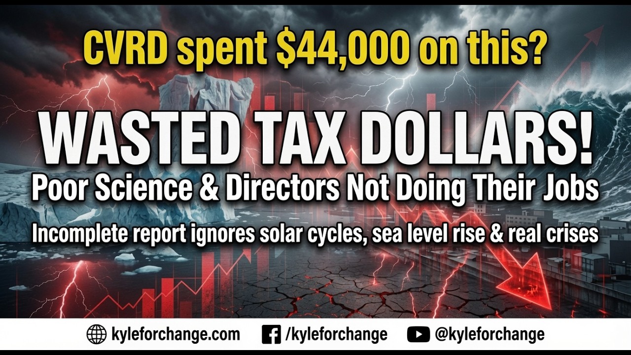 CVRD Wasted $44,000 on Flawed Climate Report