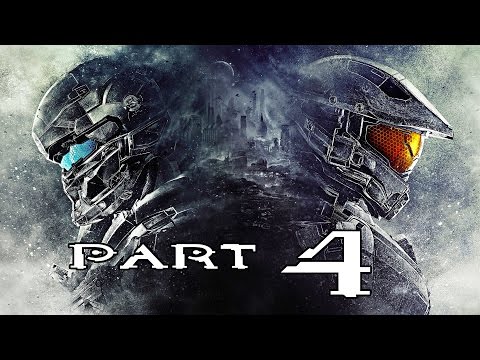 Halo 5 Guardians Gameplay Walkthrough Part 4- Master Chief V.S Spartan Locke [Mission 5] (XBOX ONE)