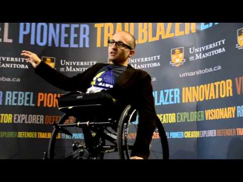 Spencer West - Leadership Speaker Series - U of M  2012