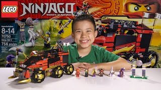 NINJA DB X - LEGO NINJAGO 2015 Set 70750 - Time-lapse Build, Unboxing & Review!