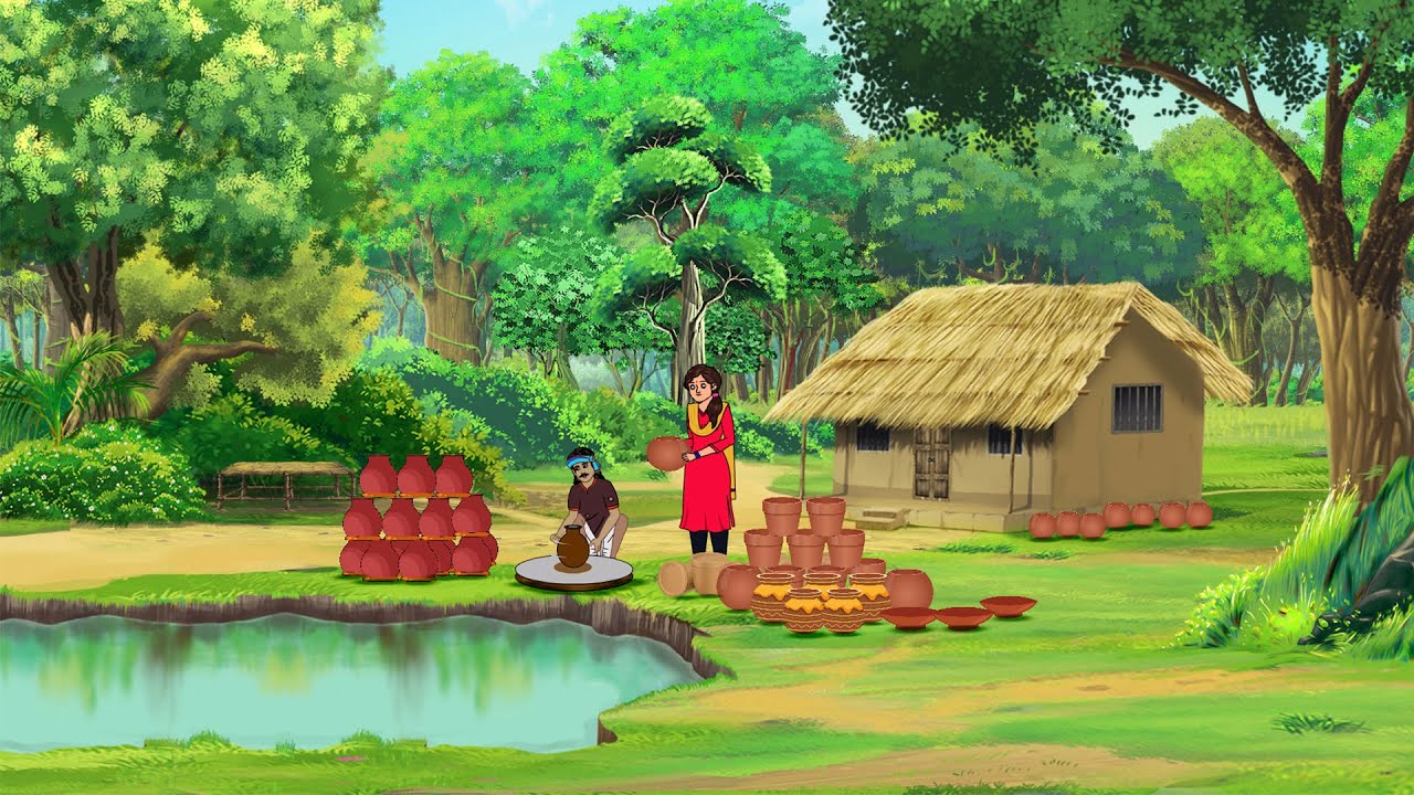 गरीब कुंभार की बेटी | Gareeb Kumbhar Ki Beti | Hindi Kahani | Moral Stories | Cartoon