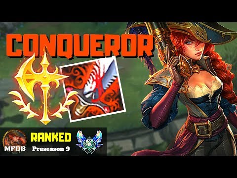 8.22 CONQUEROR MISS FORTUNE - League of Legends (Preseason 9)
