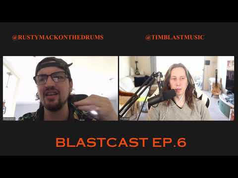 BlastCast EP6: Discussion about music production [Tim Blast, RustyMackOnTheDrums]
