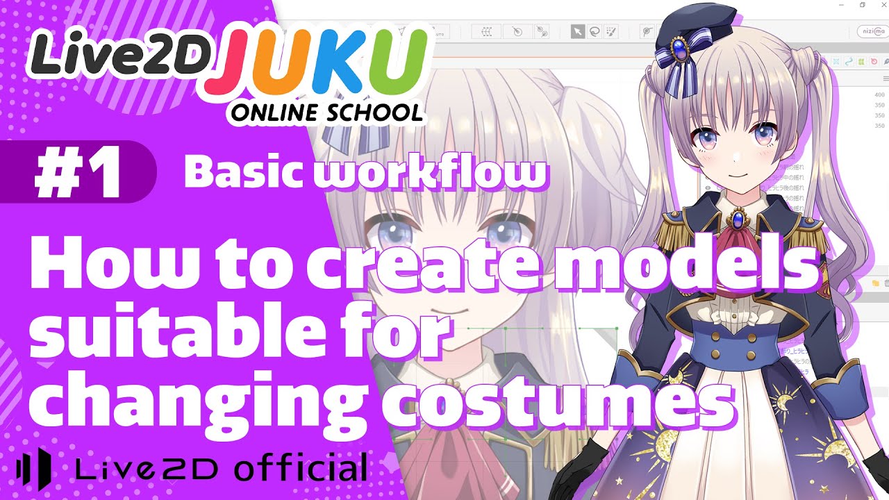 How to create models suitable for changing costumes