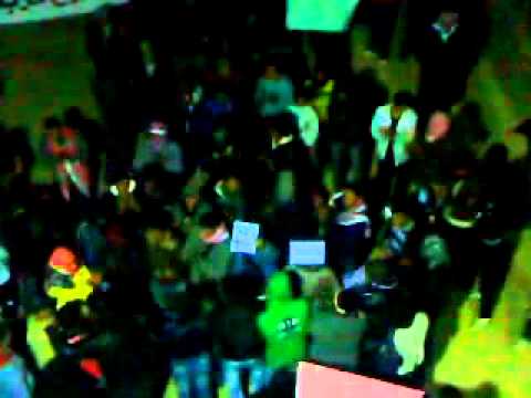 مظاهرة مسائية في قرية تل شهاب في ريف درعا رداً على خطاب وليد المعلم