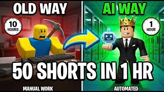 Create ROBLOX Viral Shorts with AI in 5 Minutes