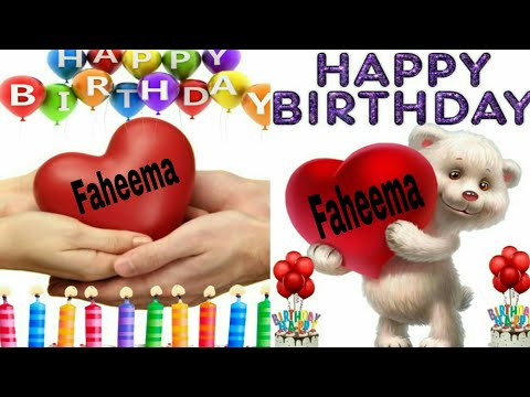 Faheema happy birthday song /Faheema  happy birthday /Faheema  birthday status