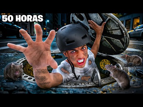 SOBREVIVI 50 HORAS NO ESGOTO!