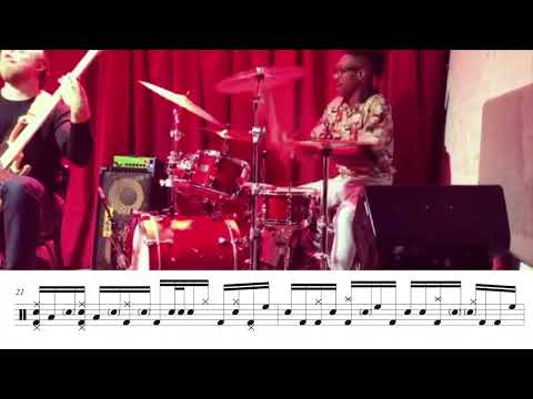 Mike Mitchell Red Kit Drum Solo FULL TRANSCRIPTION