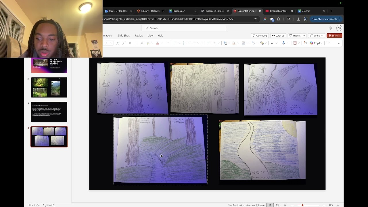 Visual Arts video powerpoint presentation