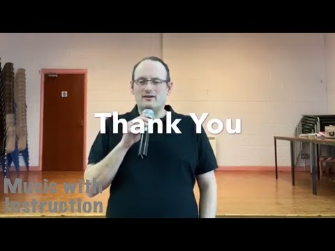 BEGINNER LINE DANCE LESSON 64 - Thank You - Part 2 - Music with verbal instruction