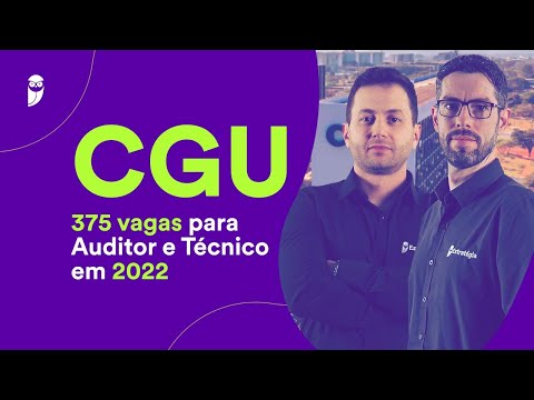Concurso CGU: 375 vagas para Auditor e Técnico em 2022