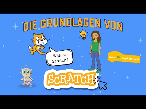 Scratch Grundlagen 😺 #1 – Was ist Scratch? Einfach erklärt für Kinder & Anfänger
